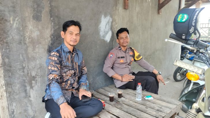 Patroli Sambang, kerap dilakukan Aipda Deddi demi menjaga Harkamtibmas diwilayah Desa Gunung Kaler
