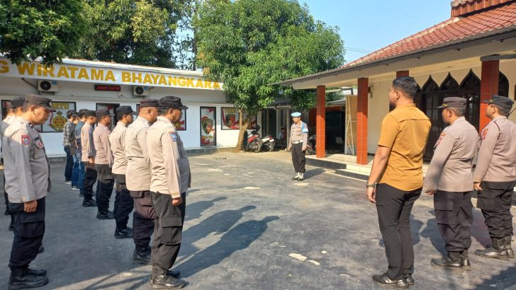 Polsek Cikupa Optimalkan Pengawasan Tahanan dan Kebersihan Markas Komando