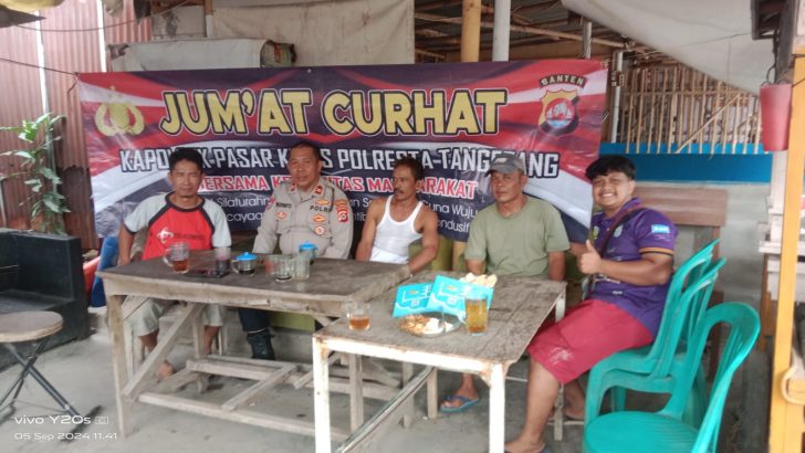 Kanit Binmas Serap Saran Masyarakat Lewat Jumat Curhat