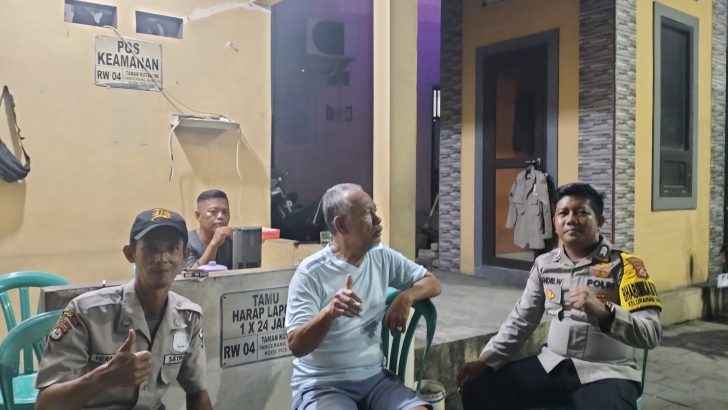 Sambang Pos Scurity, Bhabinkamtibmas Menjaga Situasi Kamtibmas