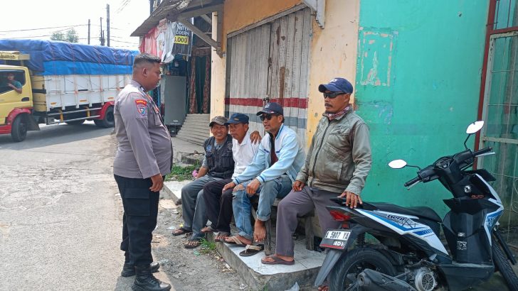 Mewujudkan Situasi Yang Aman, Anggota Polsek Cisoka Polresta Tangerang Lakukan Sambang Di Wilayah