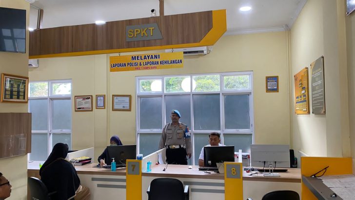 Piket Pelayanan SPKT Polresta Tangerang Polda Banten