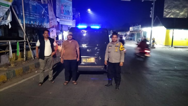 Personil Polsek Rajeg, tingkatkan patroli malam, antisipasi gangguan keamanan.