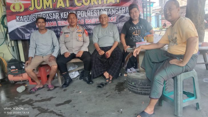 Melalui program Jumat Curhat, Polsek Pasar Kemis Dengar Keluhan Masyarakat