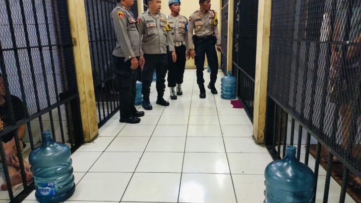 Pengecekan rutin Tahanan Mako Polresta Tangerang