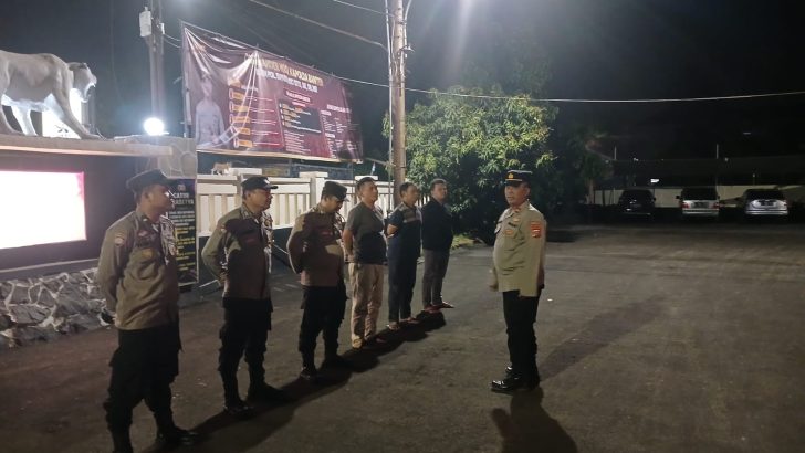 Polsek Mauk Polresta Tangerang Polda Banten Giat Apel Malam Di Lanjutkan Patroli Mobile