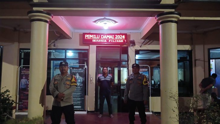 Polsek Mauk Polresta Tangerang Polda Banten Tingkatkan Pengamanan Sispam Mako Malam Hari