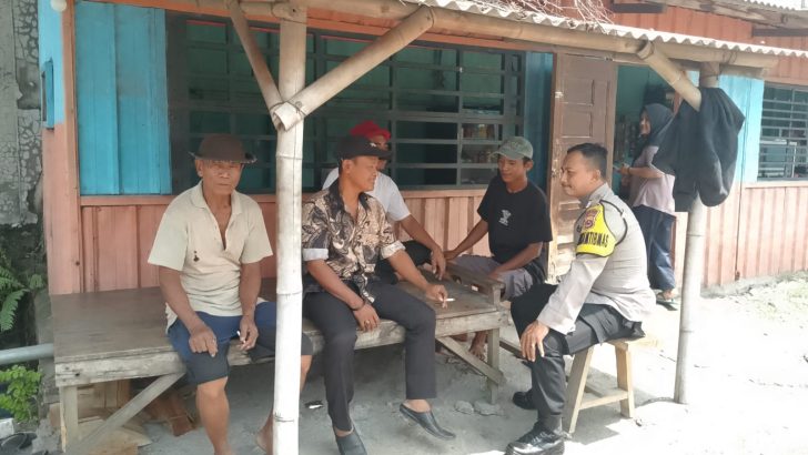 Sambang DDS Bhabinkamtibmas, Wujudkan Kamtibmas Yang Kondusif Di Desa Binaan.