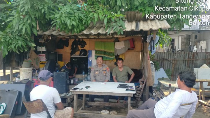 Kunjungan Rutin Aipda Tri Iskandar: Peran Aktif Polri di Tengah Warga Desa Bitung Jaya