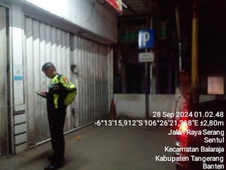 CIPKON Polsek Balaraja Antisipasi Gangguan Geng Motor