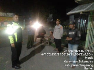 Patroli Mobile Polsek Balaraja Ciptakan kondusifitas Warga Balaraja