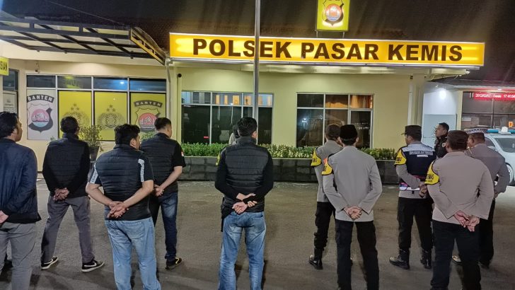 Pawas Polsek Pasar Kemis Polresta Tangerang Pimpin Apel Ops Cipkon Patroli Mobile