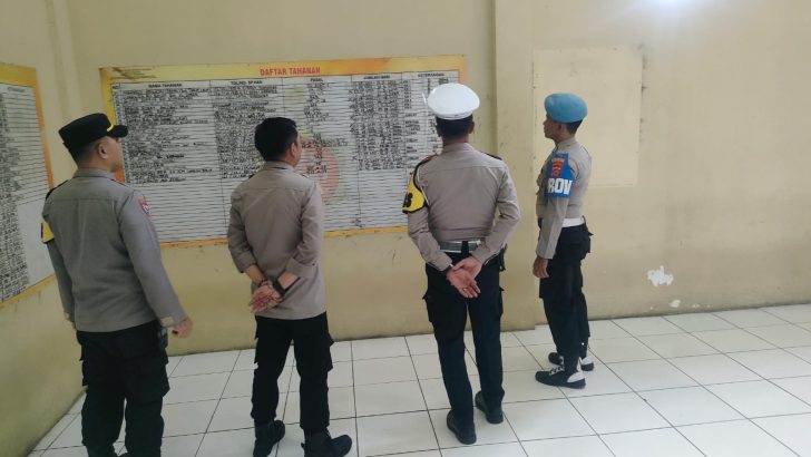Pengecekan rutin Tahanan Mako Polresta Tangerang