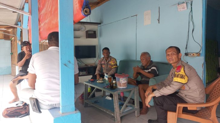 Bhabinkamtibmas Desa Sentul Jaya Polsek Balaraja Tangerang,memberikaan himbauan kepada warga Binaan, tentang pilkada yang aman, damai dan sejuk