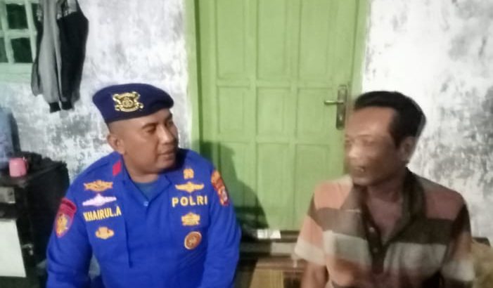 Satuan Satpolairud Laksanakan Patroli Barcode di Pulo Cangkir malam hari