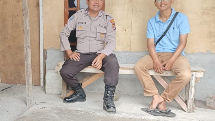 Kesigapan Polisi RW Polsek Kresek dalam segala permasalahan diwilayah, Bripka Dwi P kunjungi warga di Desa CKedung