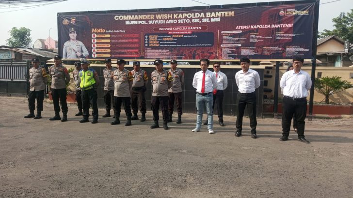 Kapolsek Balaraja Pimpin Apel Pagi, untuk Kesiapan Anggota Polsek Balaraja dan berikan Arahan