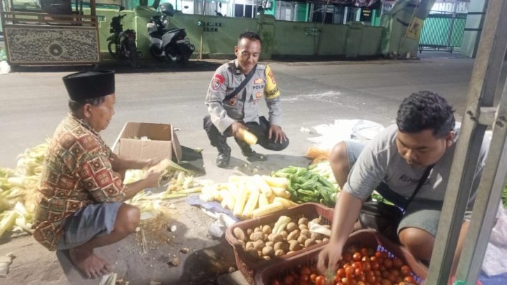 Aiptu H Faisal semangat lakukan Patroli Mobile dan Dialogis di Wilayah Hukum Polsek Kresek