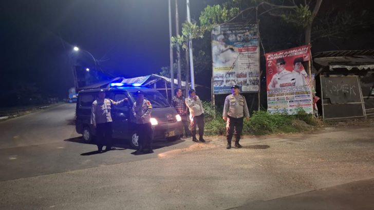 Patroli Mobile rutin dilaksanakan di jam jam Rawan antisipasi berandalan Bermotor dan kejahatan² lainnya
