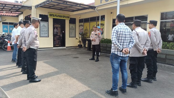 Wakapolsek Pasar Kemis Pimpin Apel Pagi, dan Kesiapan Personil Polsek Pasar Kemis Polresrta Tangerang Dalam Melalsanakan Tugas