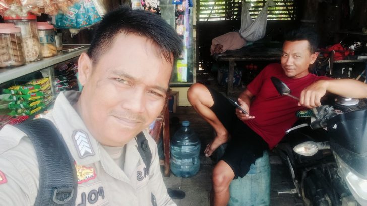 Gencarkan program Polisi RW, Bripka Dimas H arvi kunjungi warga di Desa Kemuning