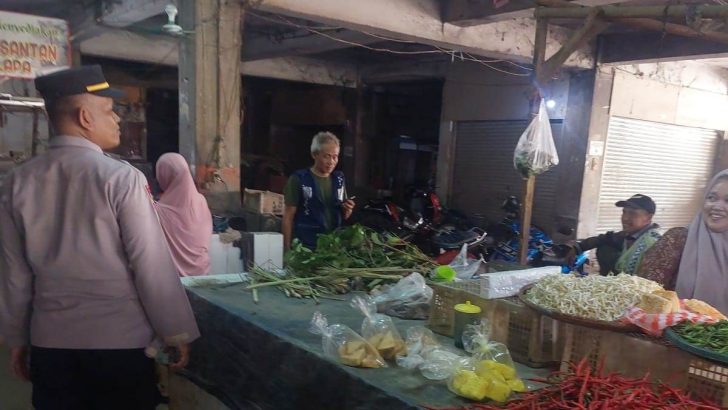 Giat Sambang, Ipda Agus Purwono PS. Kanit binkamsa Satbinmas Polresta Tangerang Himbau Pedagang