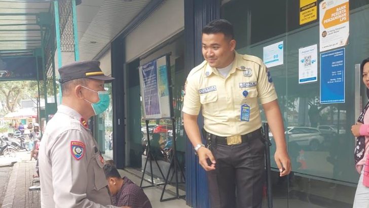 Iptu A. Hmabali PS. Kanit Bintibsos Satbinmas Polresta Tangerang Sambang Kepada Satpam, Sampaikan Pesan Kamtibmas