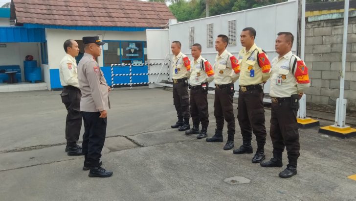 PS. Kanit Binkamsa Satbinmas Polresta Tangerang Lakukan Pembinaan Satpam PT. Asada Balaraja