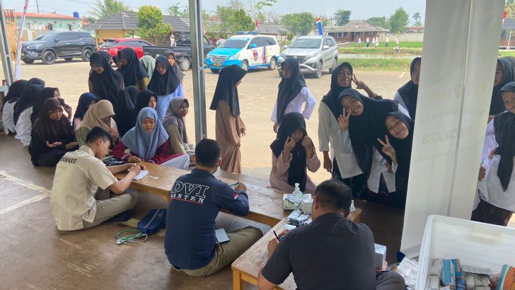 ⁠Kegiatan Yankes Jumling Kepada Para Santri Di Ponpes Al-Badar Kp.Dangder Desa Dangder Kec.Jayanti Kab.Tangerang Dalam Rangka Cooling Sistem Operasi Mantap Paraja Maung 2024