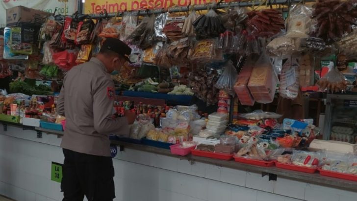 Iptu A. Hambali Sambang Pasar Sindang Jaya, Imbau Warga Untuk Jaga Kamtibmas