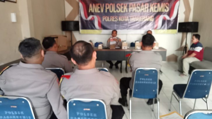 Pimpin Asistensi Bhabinkamtibmas Polsek Pasar Kemis, Kasat Binmas Polresta Tangerang “Tingkatkan Pelaporan BOS V2”