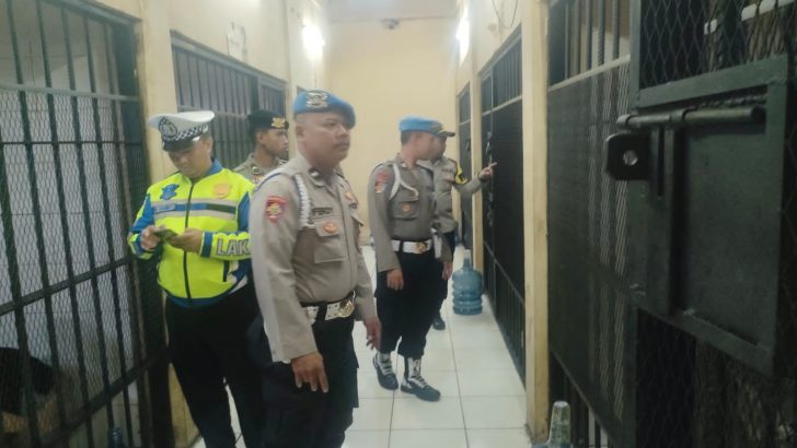 Pengecekan rutin Tahanan Mako Polresta Tangerang