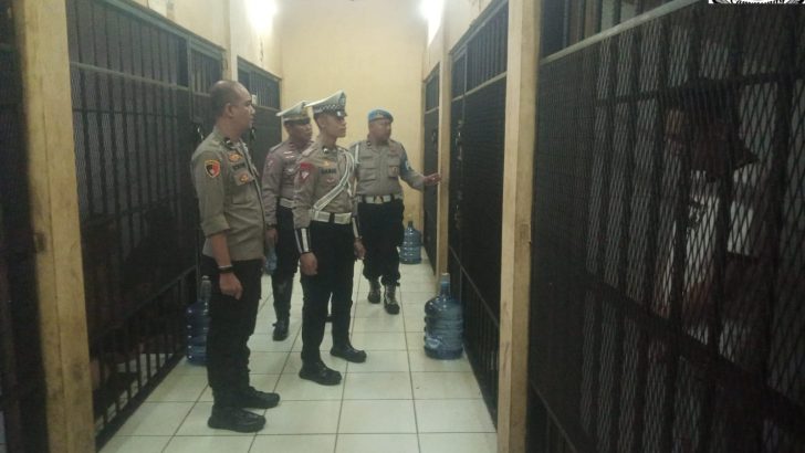 Pengecekan rutin Tahanan Mako Polresta Tangerang