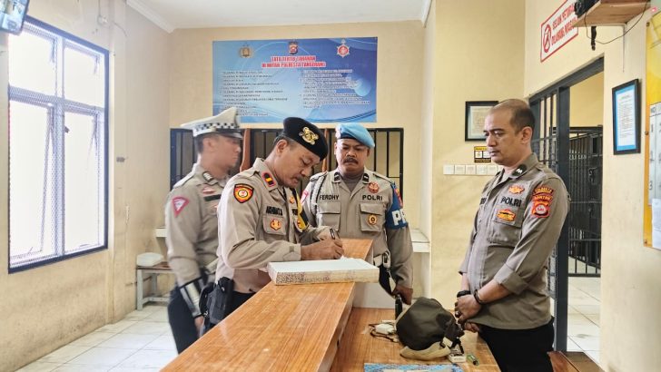 Pengecekan rutin Tahanan Mako Polresta Tangerang