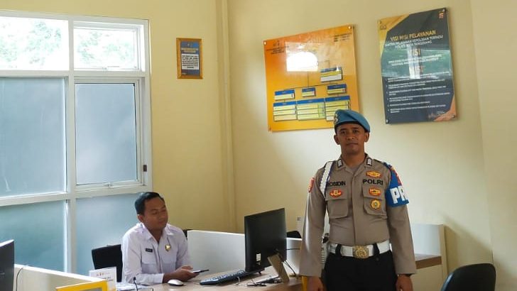Gedung pelayanan SPKT dilakukan pengecekan oleh Sipropam Polresta Tangerang