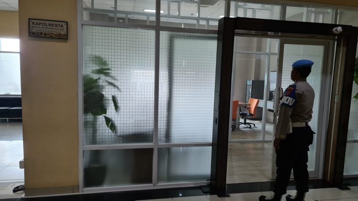 SIPROPAM CEK SITUASI RUANG KERJA KAPOLRESTA TANGERANG