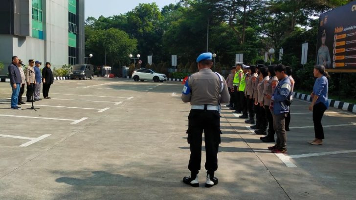 PENGECEKAN APEL SIAGA MAKO OLEH PIKET SIPROPAM POLRESTA TANGERANG