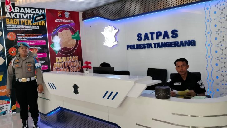 Turut serta Tingkatkan Pelayanan Satpas Sipropam Polresta Tangerang cek berkala kualitas pelayanan