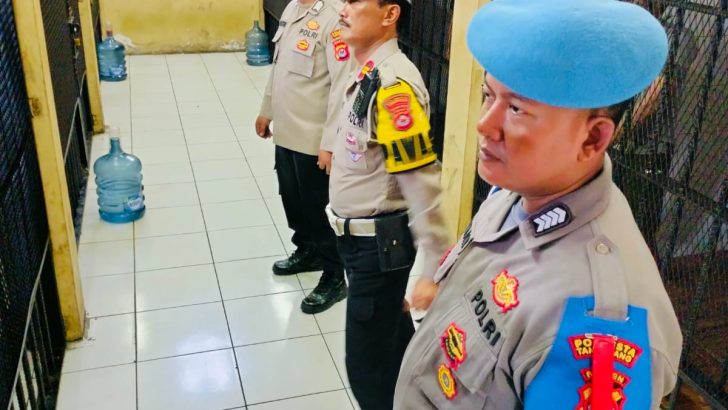 Pengecekan rutin Tahanan Mako Polresta Tangerang