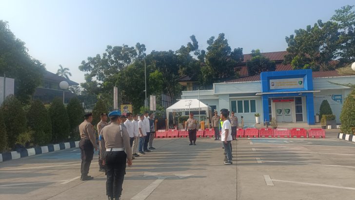 Sipropam Polresta Tangerang awasi Serah terima tugas piket Polresta Tangerang
