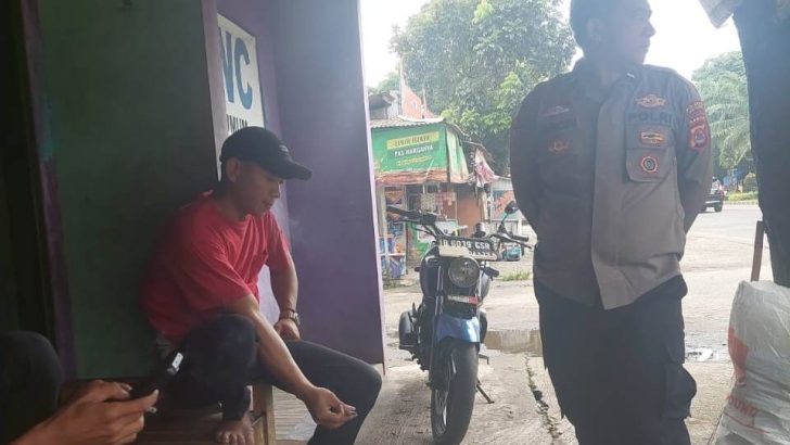Sambang Kamtibmas, Aipda Ansori Personil Satbinmas Polresta Tangerang Himbau Warga Jaga Kamtibmas