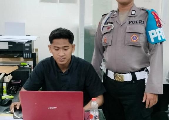 RUANG PIKET RESKRIM POLRESTA TANGERANG DICEK OLEH SIPROPAM