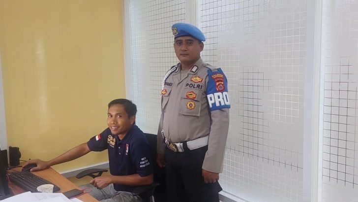 RUANG IDENT POLRESTA TANGERANG DICEK OLEH SIPROPAM