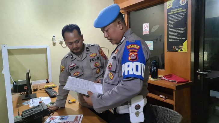 PENGECEKAN KESIAPSIAGAAN TIGARAKSA OLEH SIPROPAM POLRESTA TANGERANG