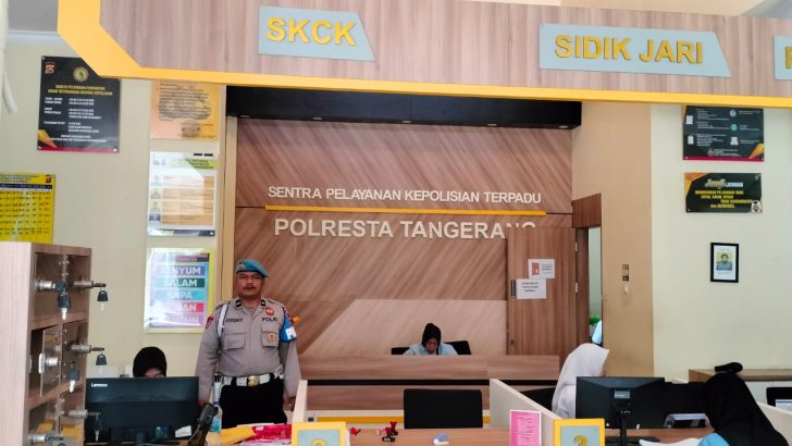 Evaluasi Berkala, Sipropam Polresta Tangerang Pantau Pelayanan SKCK
