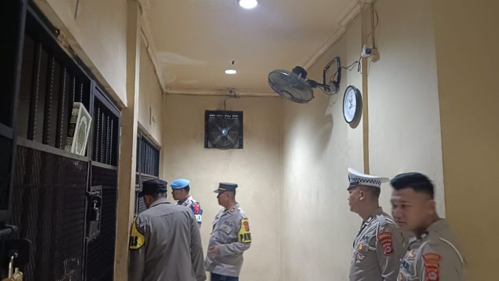 Pengecekan ruang tahanan Polresta Tangerang oleh Sipropam