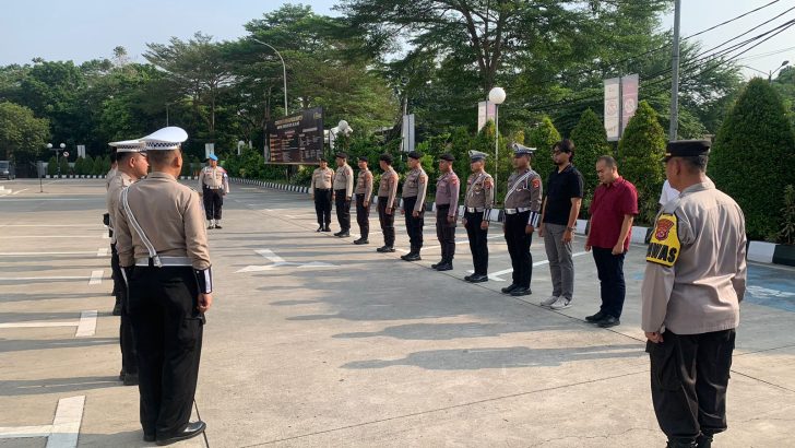 Sipropam Polresta Tangerang awasi Serah terima tugas piket Polresta Tangerang