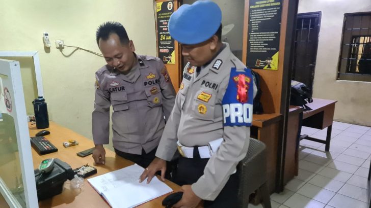PENGECEKAN KESIAPSIAGAAN POLSEK  TIGARAKSA OLEH SIPROPAM POLRESTA TANGERANG
