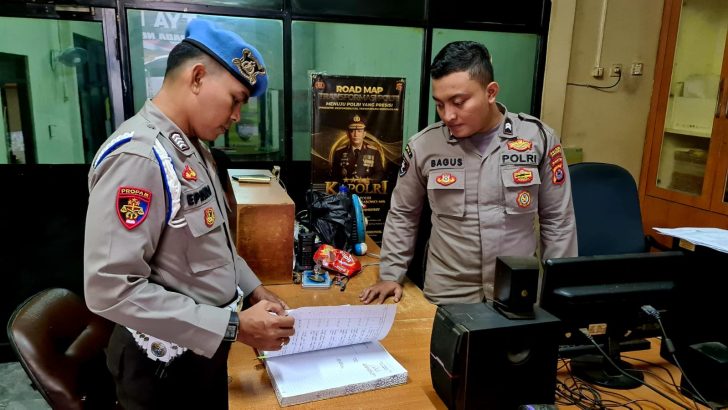 PENGECEKAN KESIAPSIAGAAN POLSEK  CISOKA OLEH SIPROPAM POLRESTA TANGERANG
