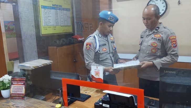 PENGECEKAN KESIAPSIAGAAN POLSEK  BALARAJA OLEH SIPROPAM POLRESTA TANGERANG